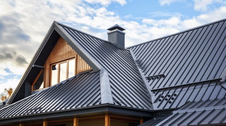 Standing seam metal roof installed by Dream Team Roofing in Florida